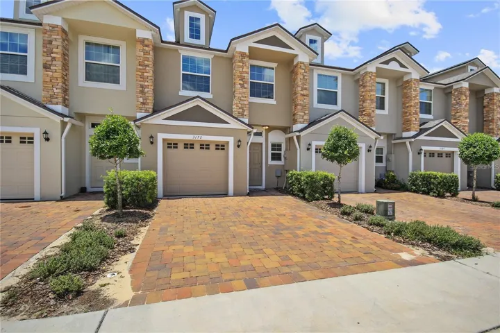 Front of townhome