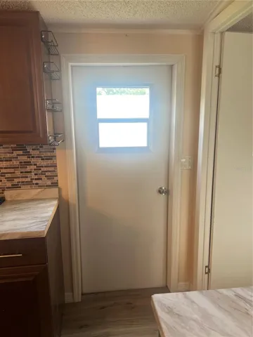 Side Door to Left side of home