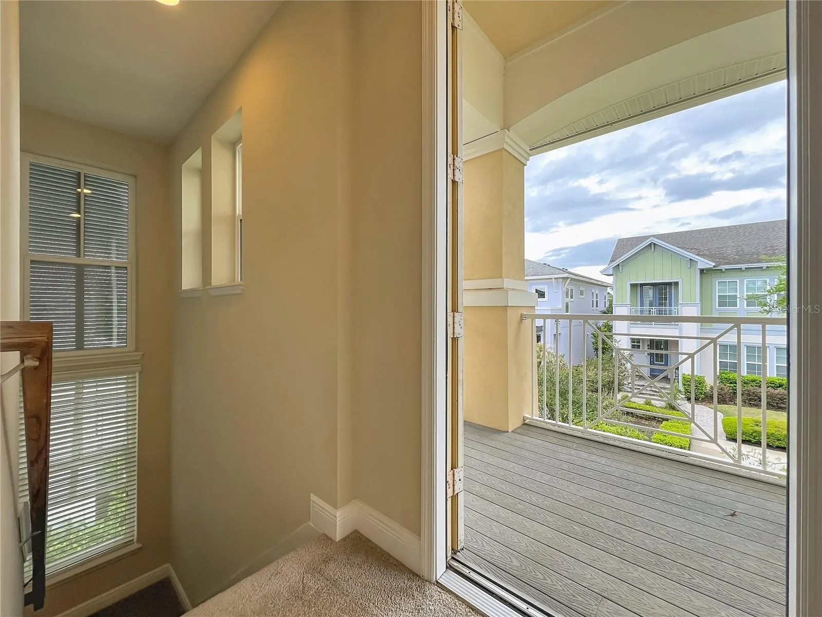 second floor balcony