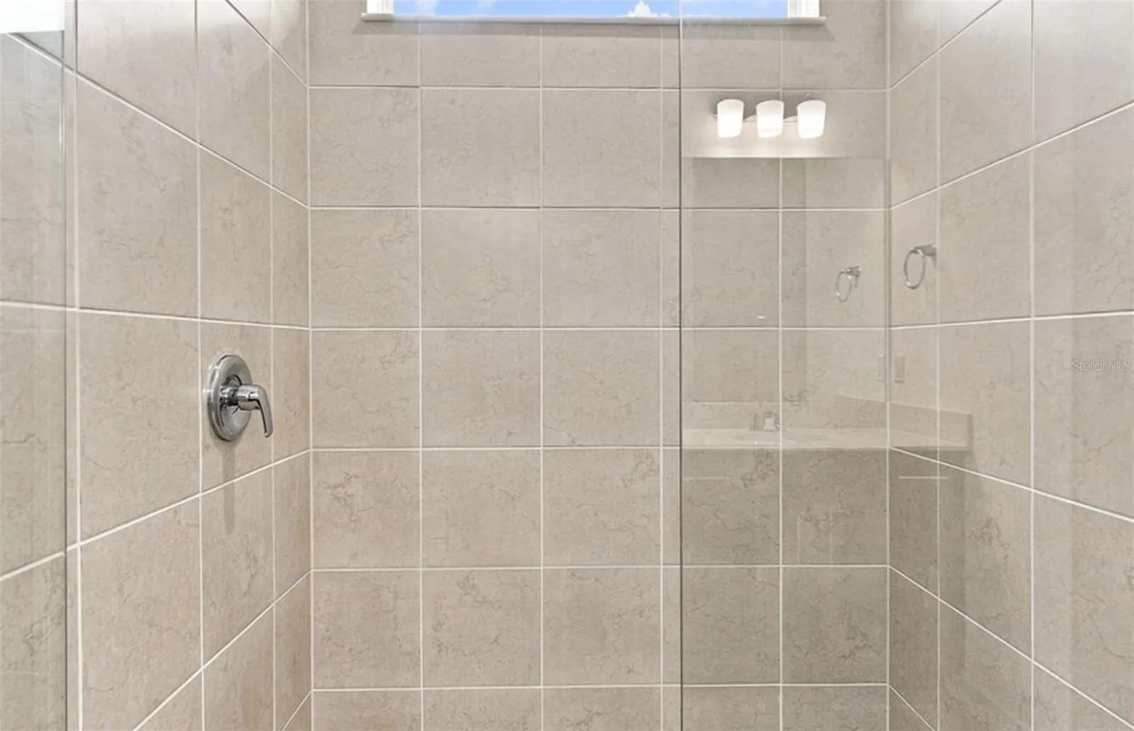 Owner's Walk-in Shower w/Heavy Glass Door