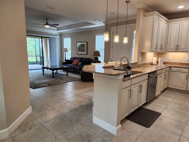 living and kitchen