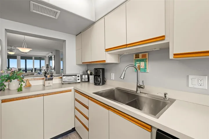 Kitchen open to main living area