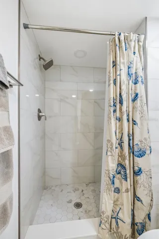 Main bath with shower