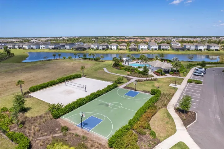Community Sand Volleyball and Basketball for some Florida Fun