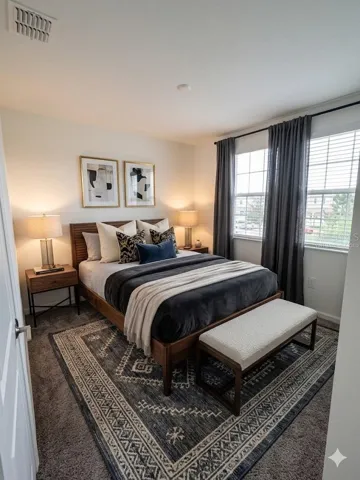 2nd bedroom virtually staged