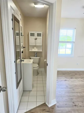 1/2 bath in second bedroom
