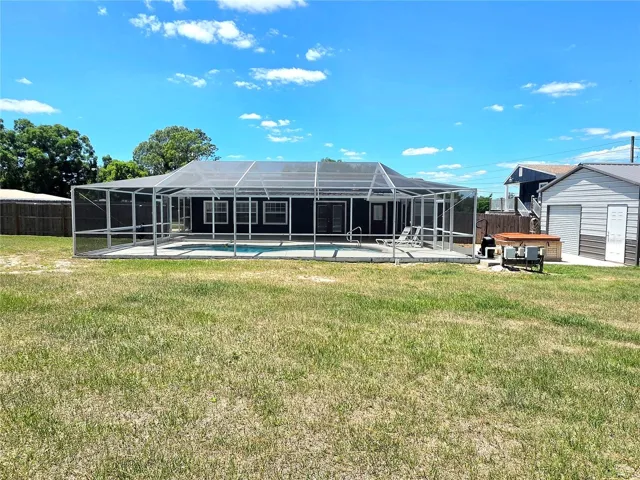 view of pool from fenceline
