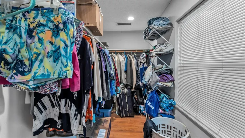 Master walk in closet