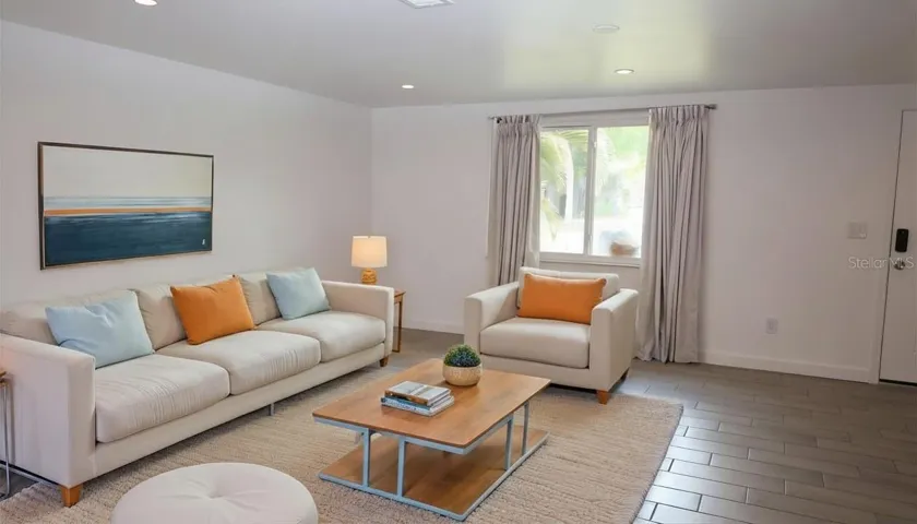 staged living room