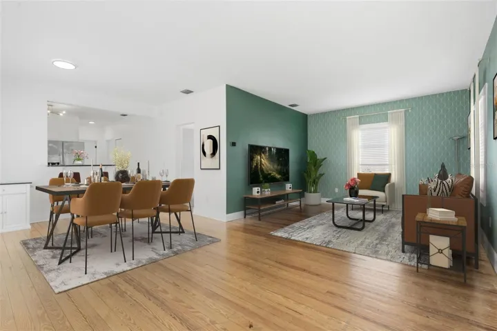 Living/ Dining Room- Open Concept