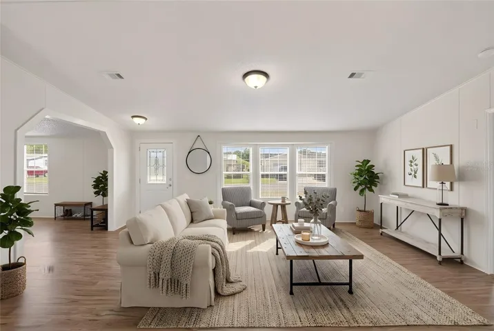 Living room- Virtually Staged