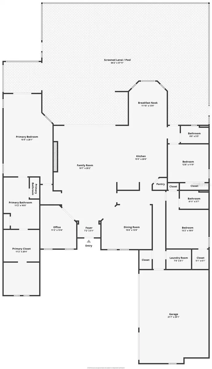 Floor Plan of 10965 Bullrush Drive