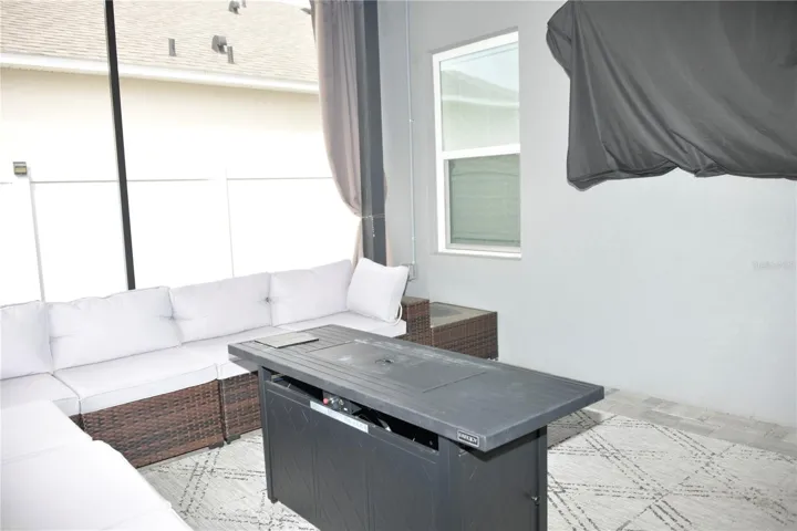 Outdoor entertainment area
