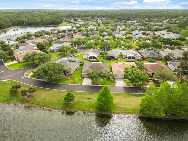Waterfront facing home