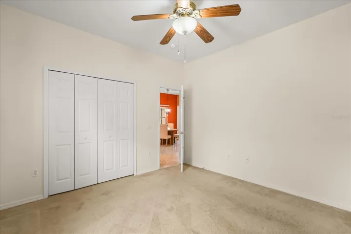 Spacious guest bedroom