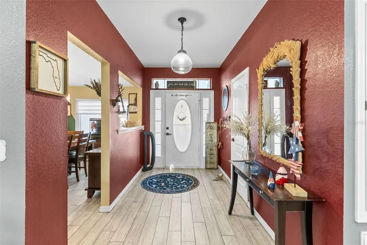 Modern kitchen featuring updated cabinetry and lighting.