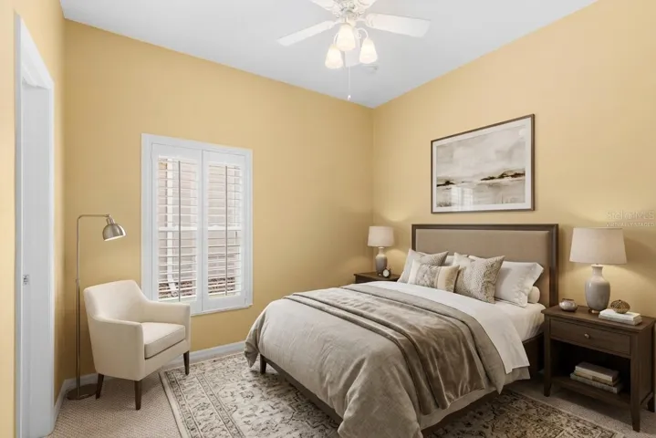 Guest Bedroom - Virtually staged