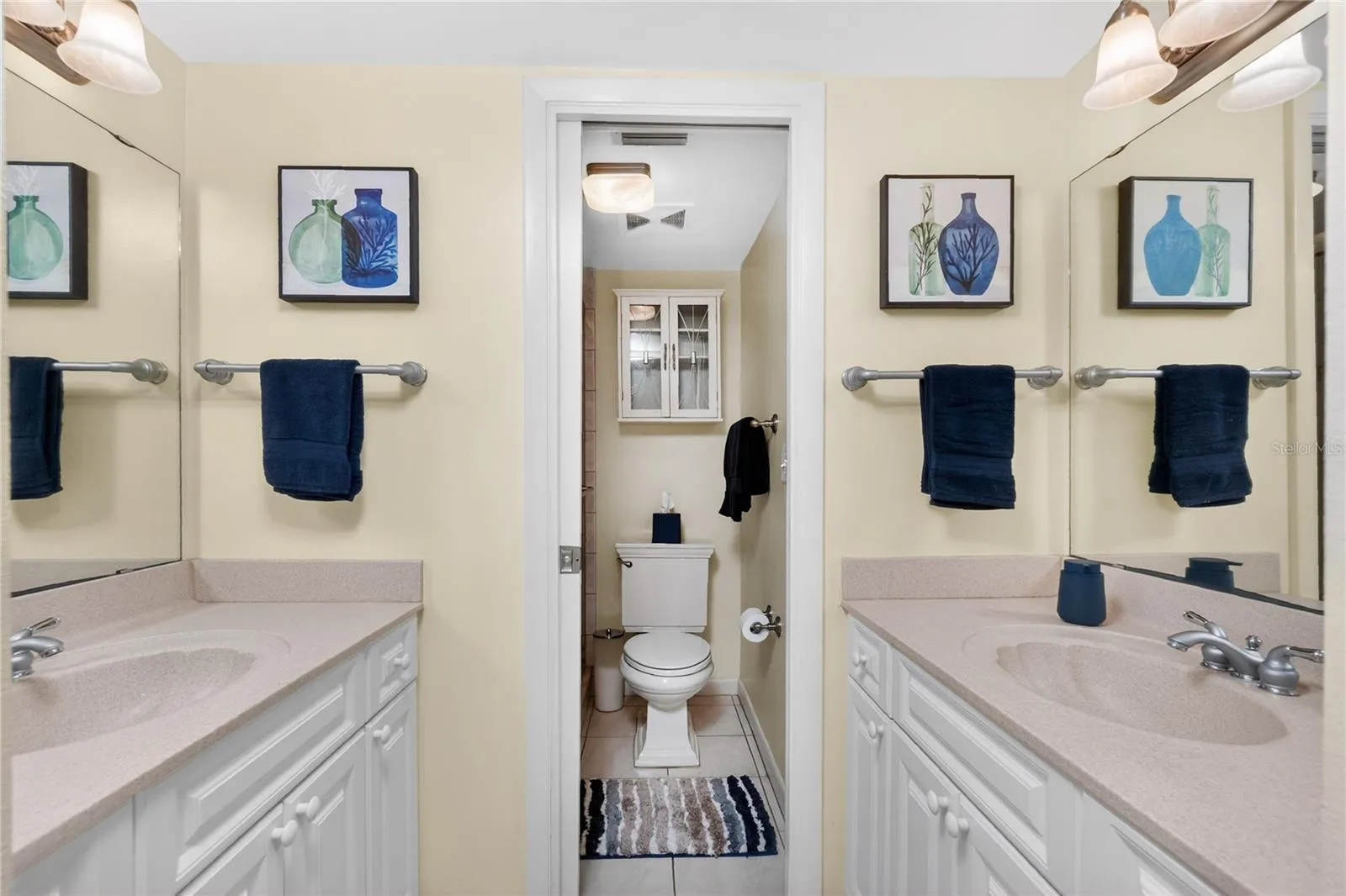 Primary Bathroom with Dual Sinks