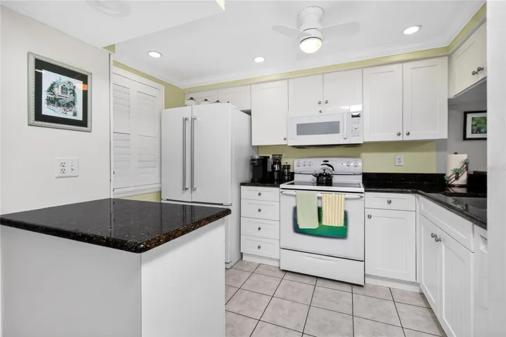 Spacious open kitchen.