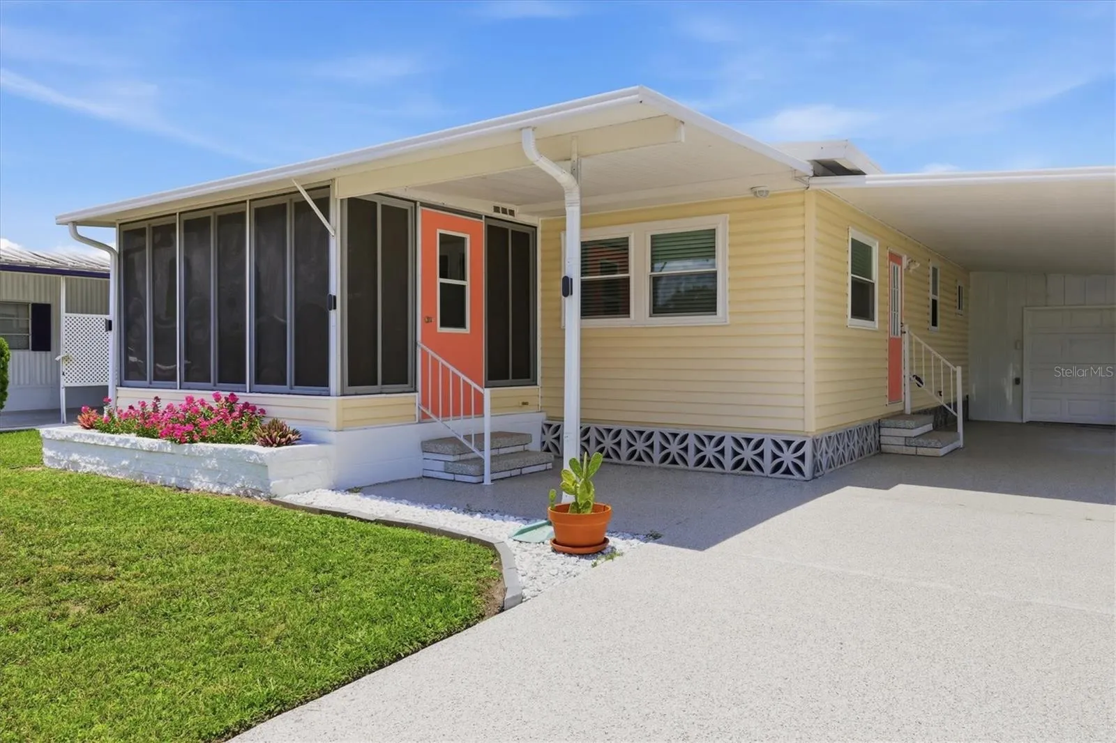 Open front porch