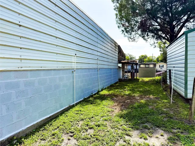 Back of garage