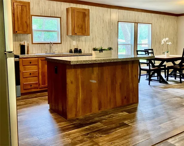 Who doesn't need more storage in the kitchen?! Bar stools are a good fit for breakfast or extra company