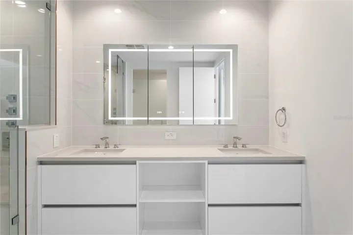 Vanity medicine cabinet mirrors upgrade!