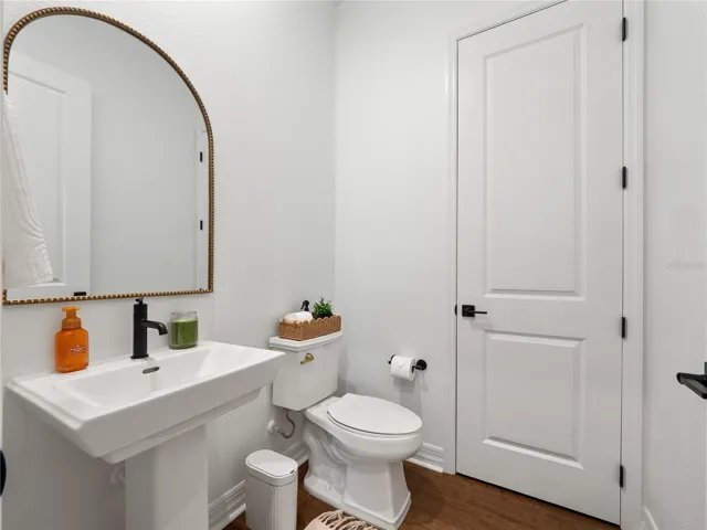 Hall half bath