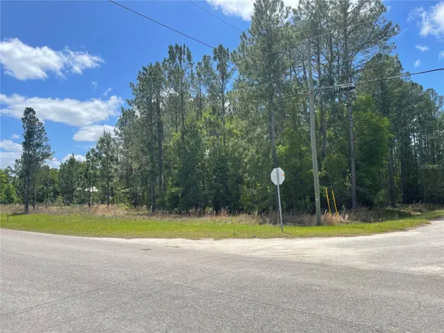 Looking southwest at the property