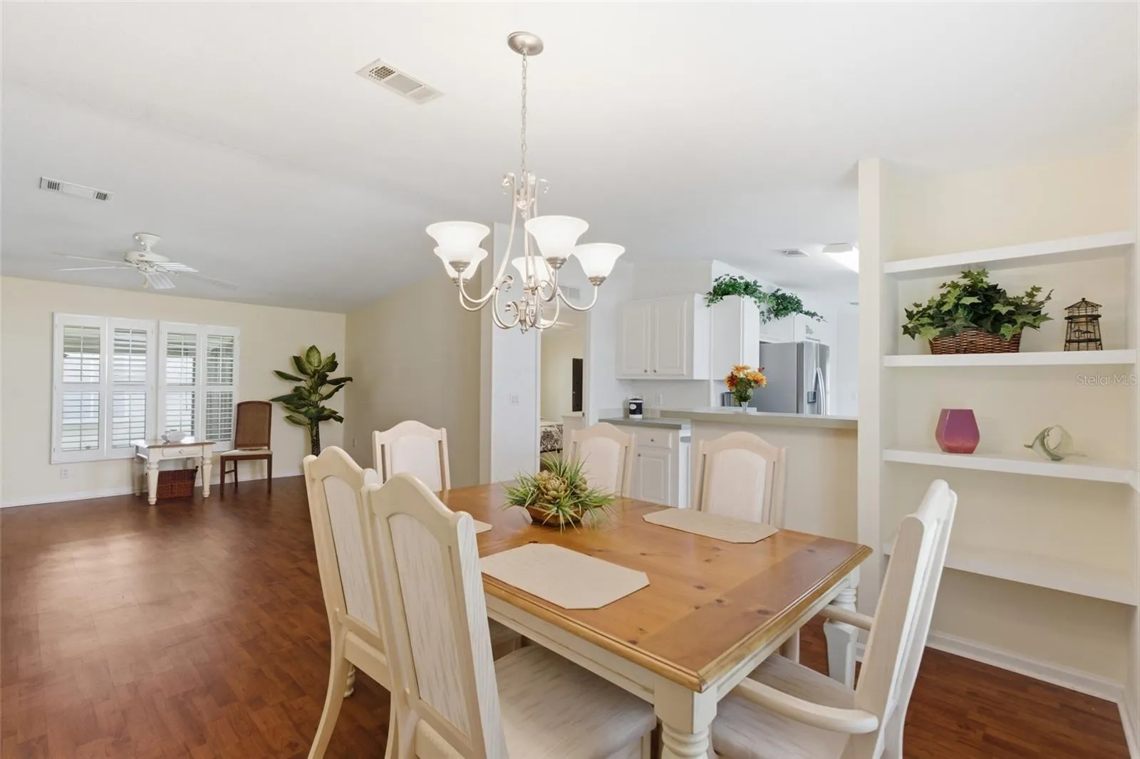 Dining Area and Family Room
