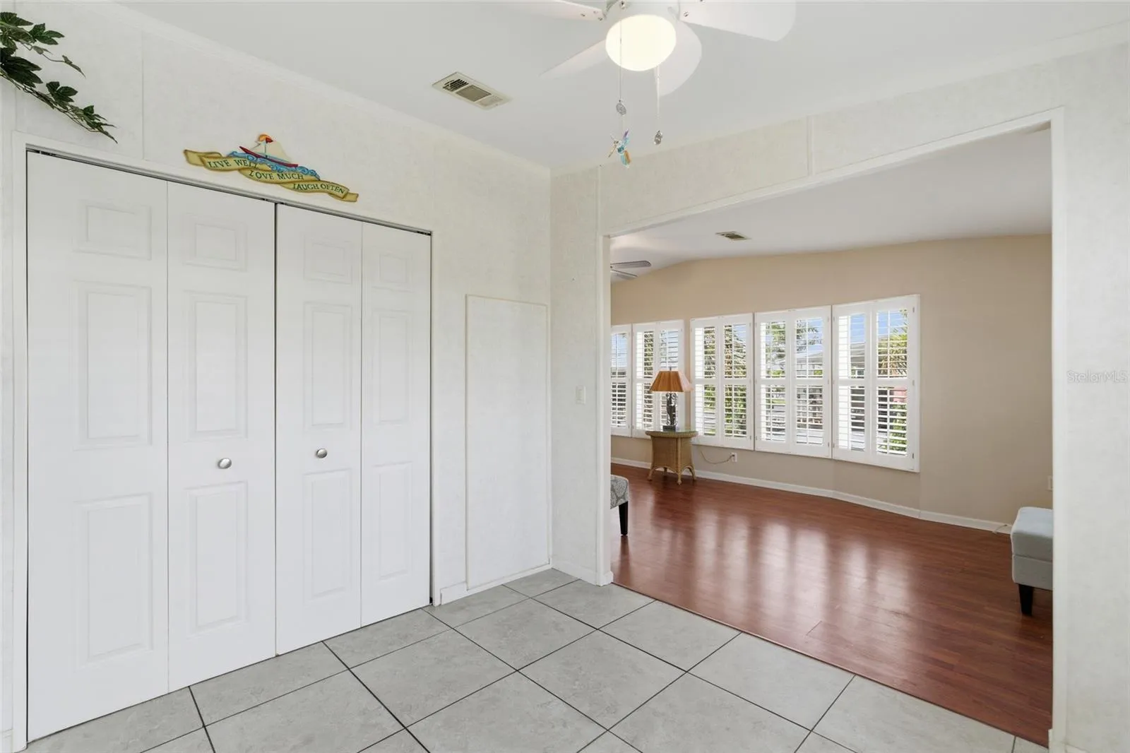 Laundry Room doors closed