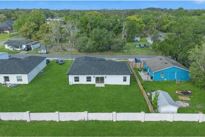 Backyard view