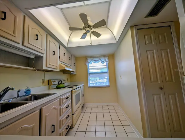 Kitchen view from Pass-Thru window in Dining Area