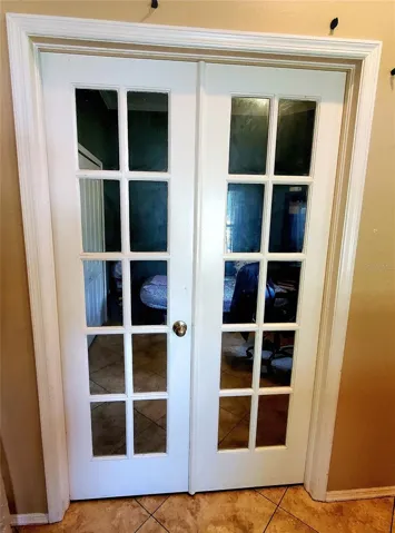 FRENCH DOORS TO OFFICE