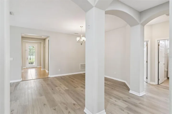 Formal dining area