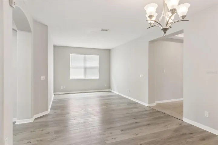 Formal living & dining area