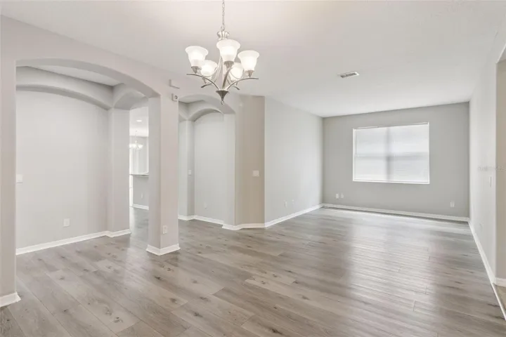 Formal living & dining area