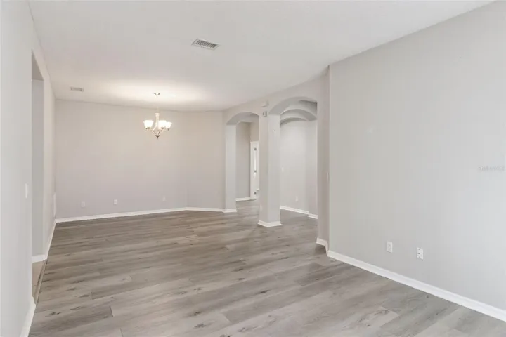 Formal living & dining area