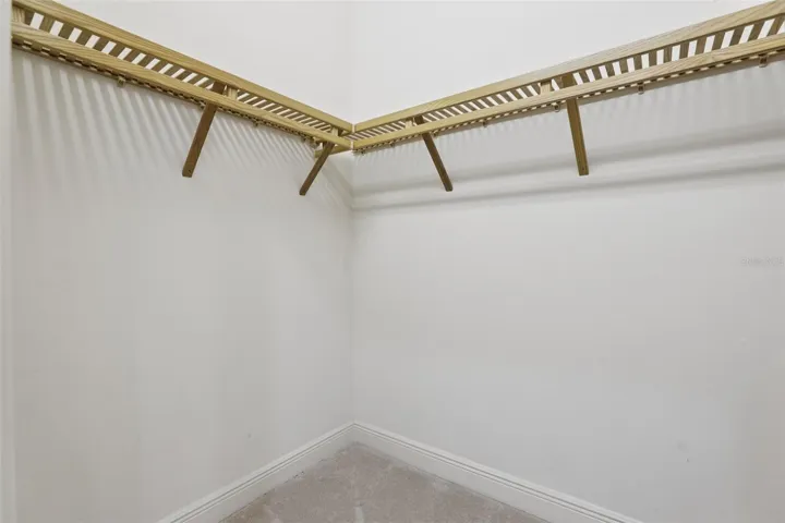Master bedroom with  2 walk in closets