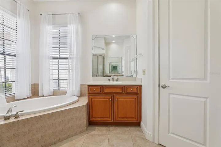 Soaker tub relax and enjoy..