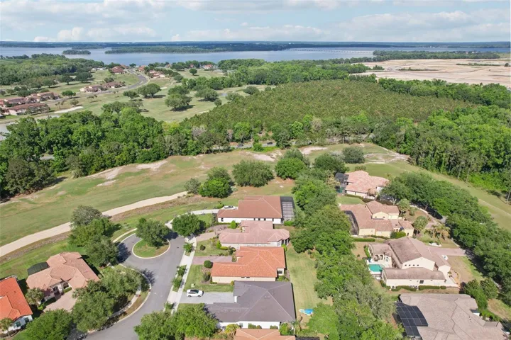 2nd to the last home in center, Lake Harris in the background