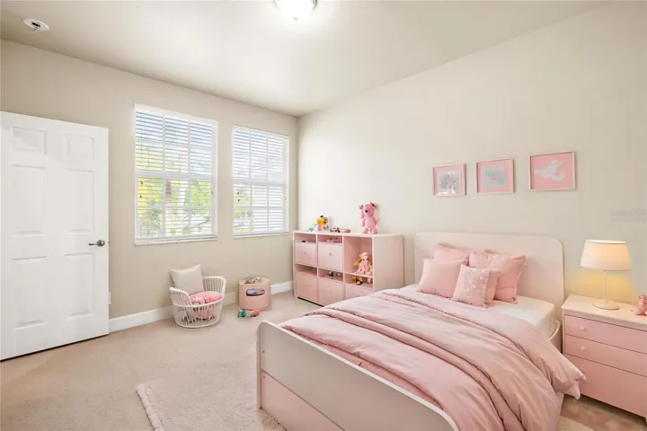Upstairs Secondary Bedroom 2 - Virtually Staged