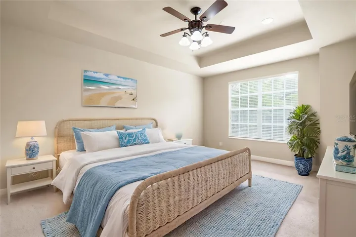 Upstairs Primary Suite - Virtually Staged