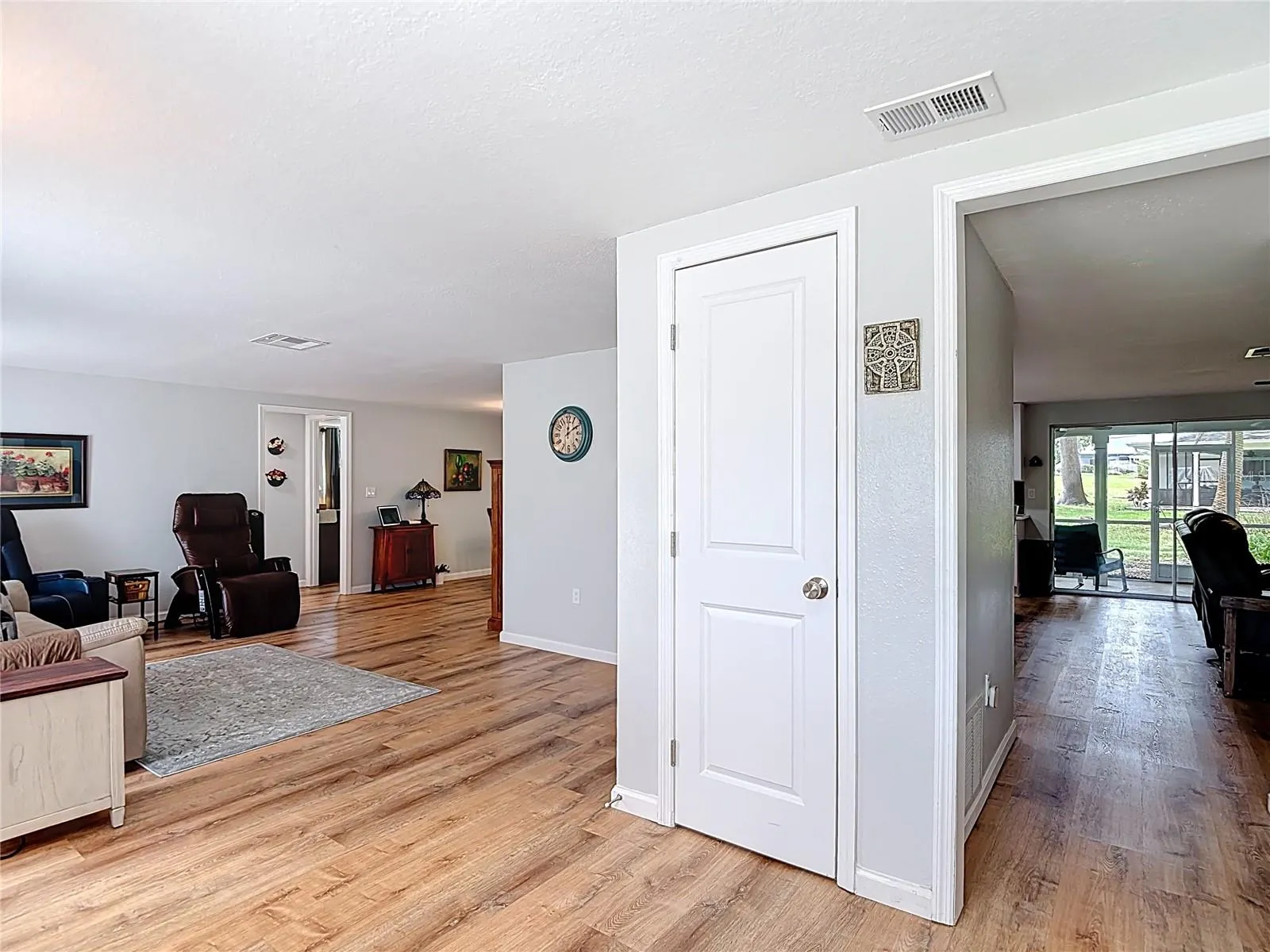 Entry view of the formal living room