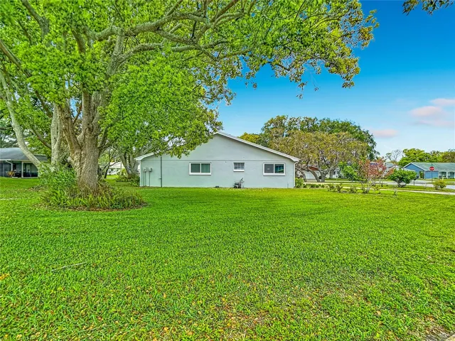 Side yard view.  Large corner lot with great privacy.
