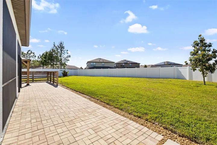 Paver patio