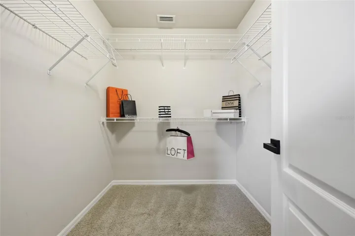 Primary walk in closet