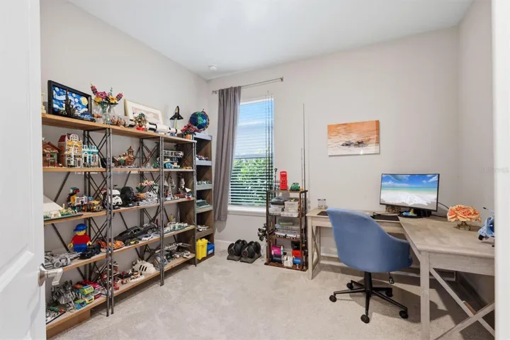 4th Bedroom currently used as an office.