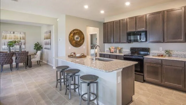 Model home - actual features may vary.