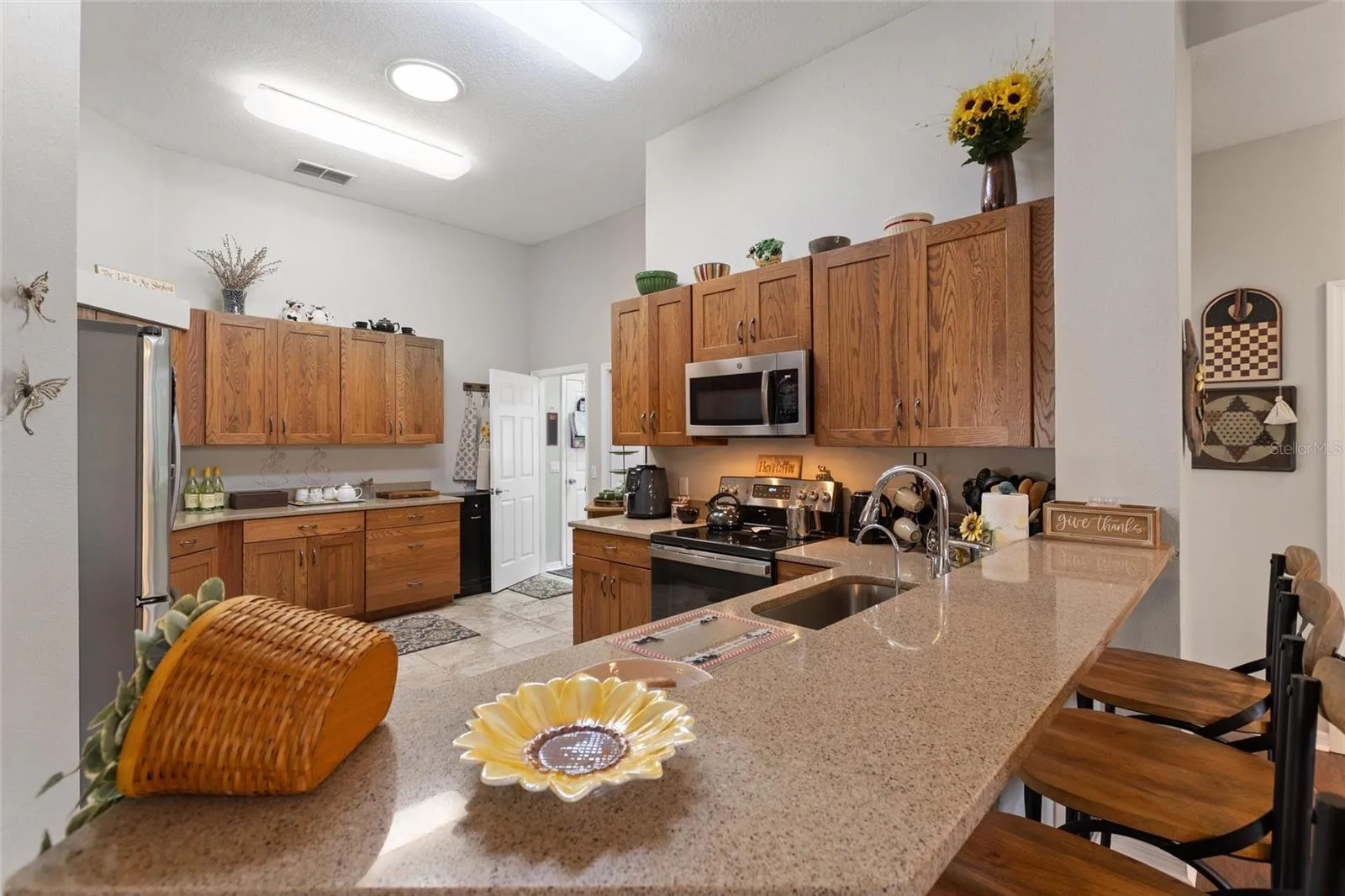 Remodeled kitchen